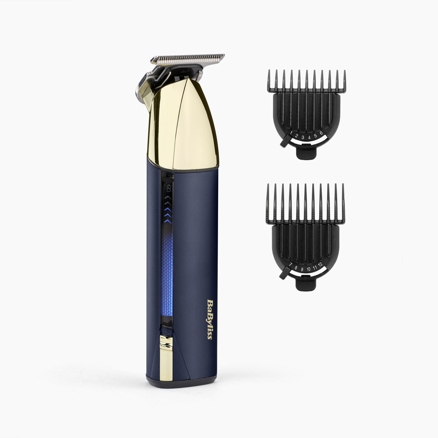 Image of Super-X Metal Series Beard & Stubble Trimmer (Gold / Blue)